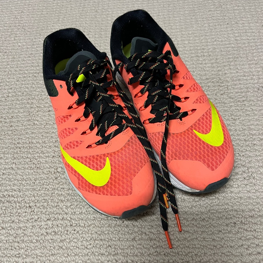 Nike Orange and Yellow Athletic Shoes running shoes
